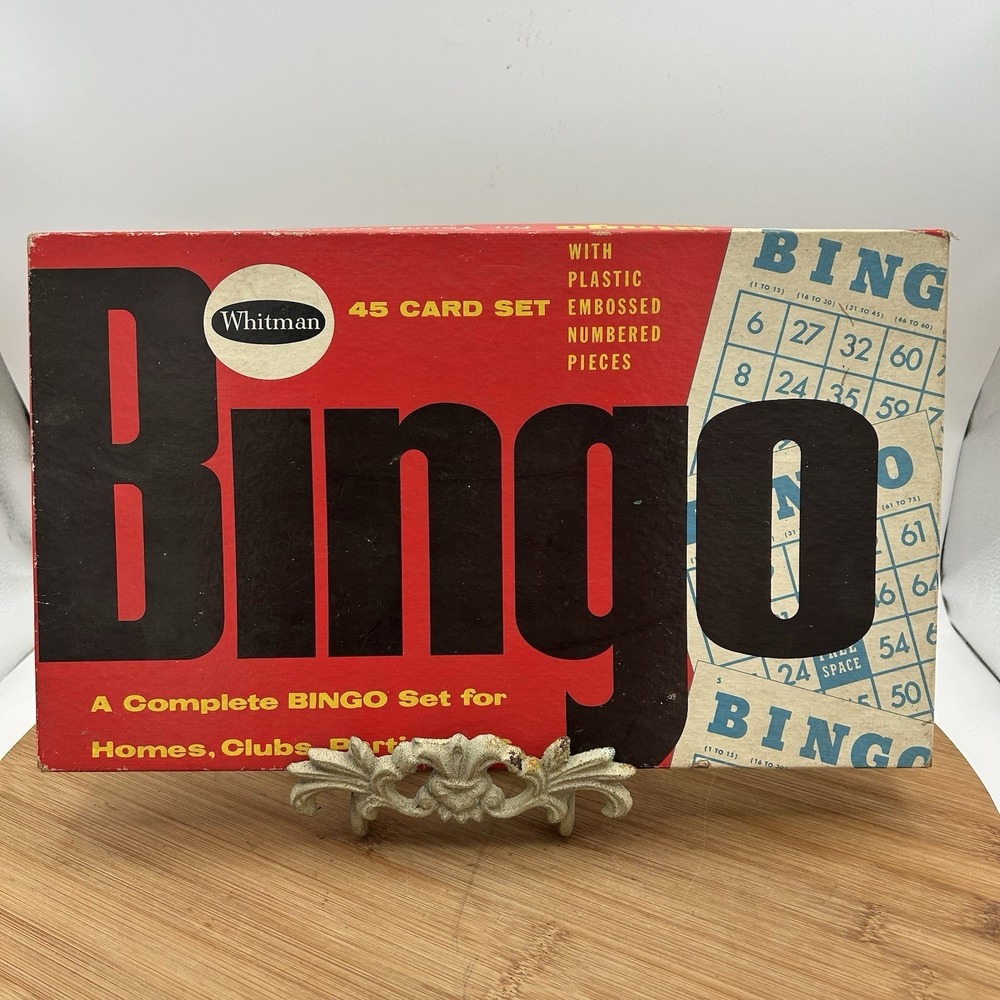 VINTAGE‎ 1959 WHITMAN BINGO GAME